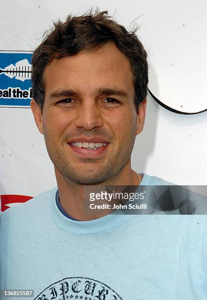 Mark Ruffalo during Rip Curl Presents "Sand & Glam" Benefitting Heal the Bay - Celebrity Surfing Competition at Malibu Surfrider Point in Malibu,...