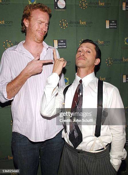 Mike McGuiness and Clifton Collins Jr. During Ultimatebet.com, Kari Feinstein and Mike McGuiness Host Celebrity Poker Tournament to Honor Clifton...