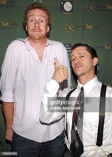 Mike McGuiness and Clifton Collins Jr. During Ultimatebet.com, Kari Feinstein and Mike McGuiness Host Celebrity Poker Tournament to Honor Clifton...