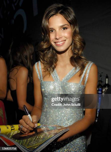 Raica Oliveira during 2007 Sports Illustrated Swimsuit Issue Party - Inside at Pacific Design Center in Los Angeles, California, United States.