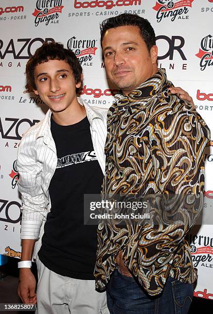 Richard Botto, Editor-in-Chief /CEO, Razor Magazine with younger brother