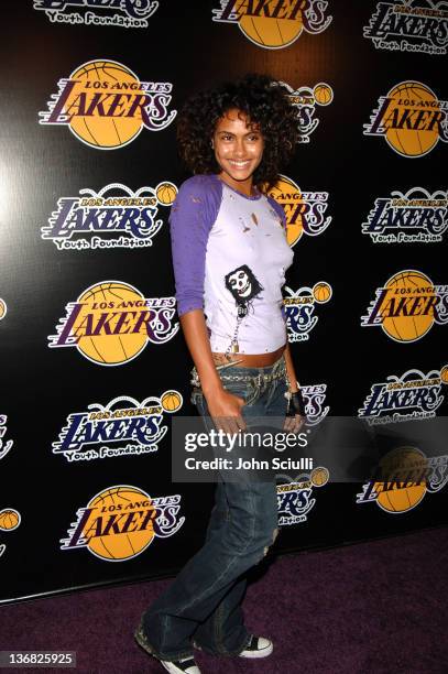 Shakara Ledard during 2nd Annual Lakers Casino Night Benefiting the Lakers Youth Foundation - Red Carpet and Inside at Barker Hanger in Santa Monica,...