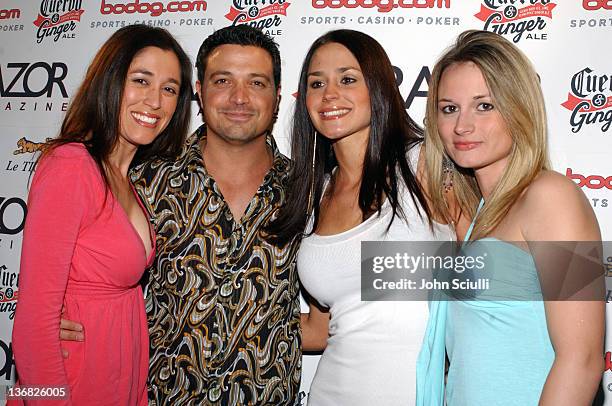 Tara Allen, Richard Botto, editor-in-chief/CEO of Razor Magazine, Anissa Blanchald and Amy Gillespie