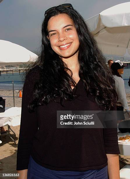 Zuleikha Robinson during Rip Curl Presents "Sand & Glam" Benefitting Heal the Bay - Celebrity Surfing Competition at Malibu Surfrider Point in...