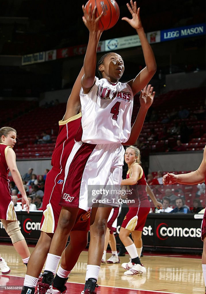 NCAA Women's Basketball - University of Maryland Terripin Classic - Elon Phoenix vs University of Massachusetts - December 30, 2