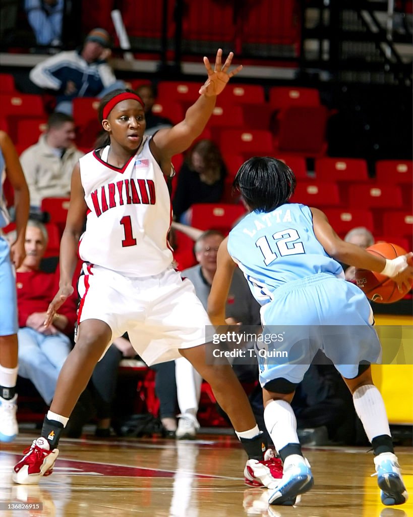 NCAA Women's Basketball - North Carolina vs Maryland - January 9, 2005