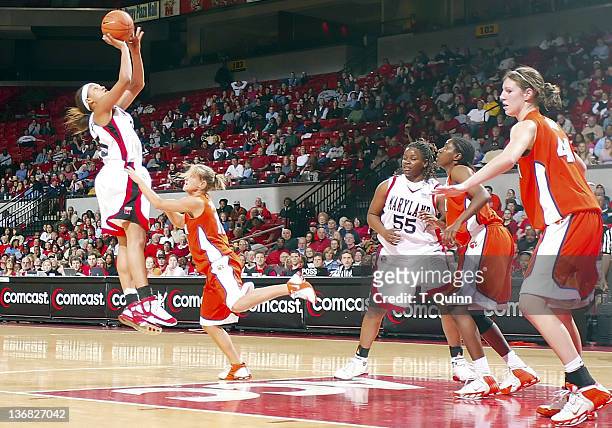 Maryland women defeated Clemson in a blow out 89-63 at Comcast Center at the University of Maryland, College Park on February 23 2006. Maryland...