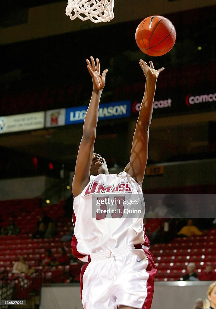 NCAA Women's Basketball - University of Maryland Terripin Classic - Elon Phoenix vs University of Massachusetts - December 30, 2