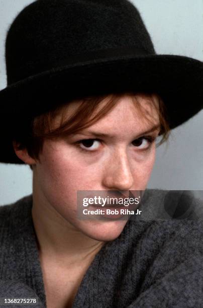 Actress Molly Ringwald portrait session, January 30, 1985 in Los Angeles, California.