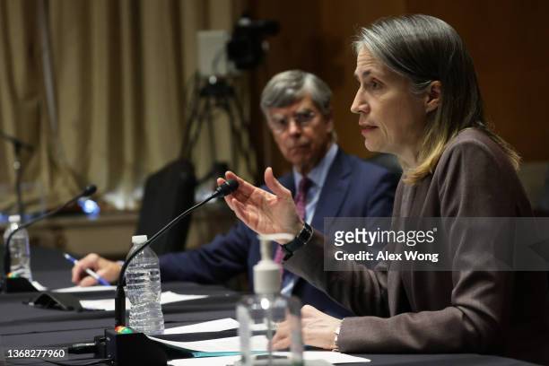 Fiona Hill , former senior director for Europe and Russia at the National Security Council, testifies as former U.S. Ambassador to Ukraine William...