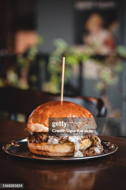 sloppy joe - pub food stock pictures, royalty-free photos & images