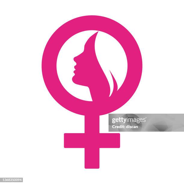 international women's day template for advertising, banners, leaflets and flyers. - female symbol stock illustrations