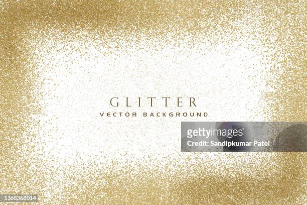 stockillustraties, clipart, cartoons en iconen met gold glitter texture background - gold glitter