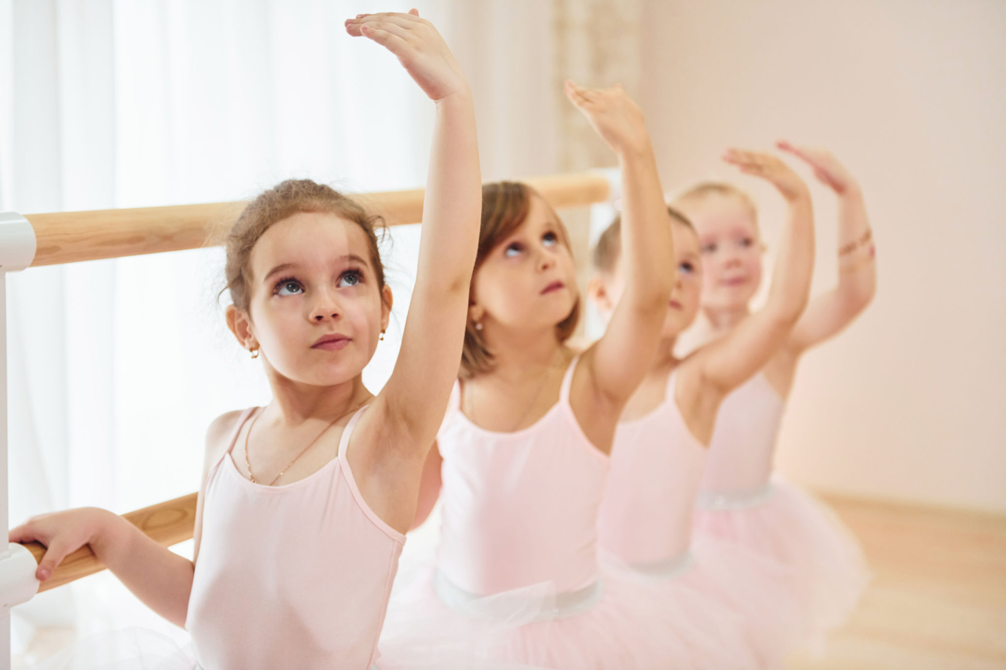 happy ballet student
