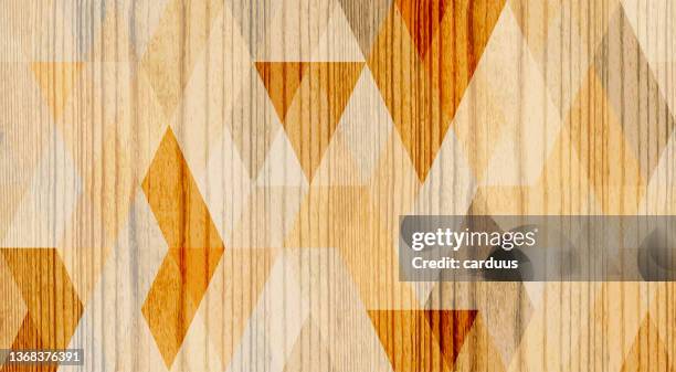 seamless  wood  textured  geometric  pattern - laminated plastic stock illustrations