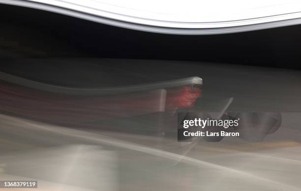 Patrick Gasienica of Team USA jumps during the Men's Normal Hill official Training at Zhangjiakou National Ski Jumping Centre on February 03, 2022 in...