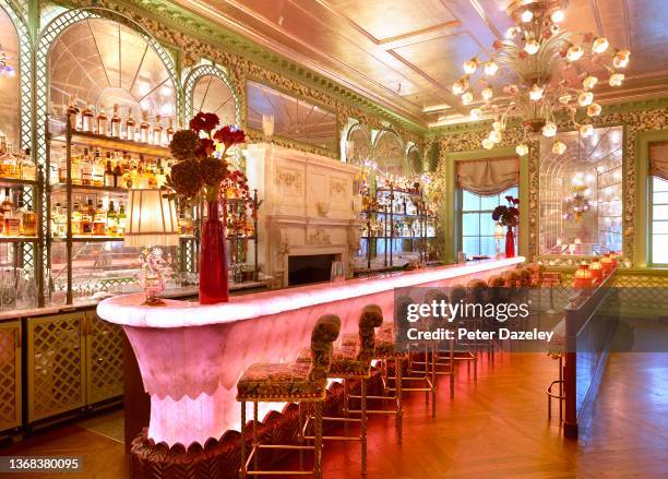 The Rose Room Bar of Annabel's Nightclub on September 3,2018 in London, England.
