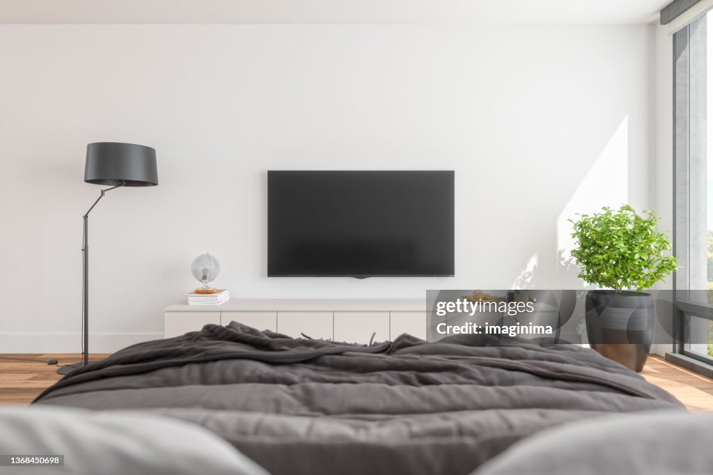 Pov Moderno Quarto com Televisão
