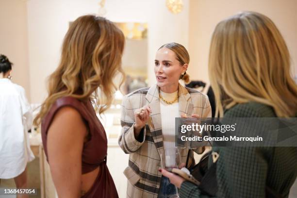 Anine Bing attends the Laura Mercier 25th Anniversary at Sonia Boyajian Jewelry on February 01, 2022 in Los Angeles, California.