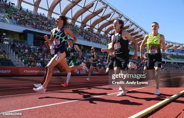 Craig Engels in the men 1500 Meter at Hayward Field on June 26, 2021 in Eugene, Oregon.