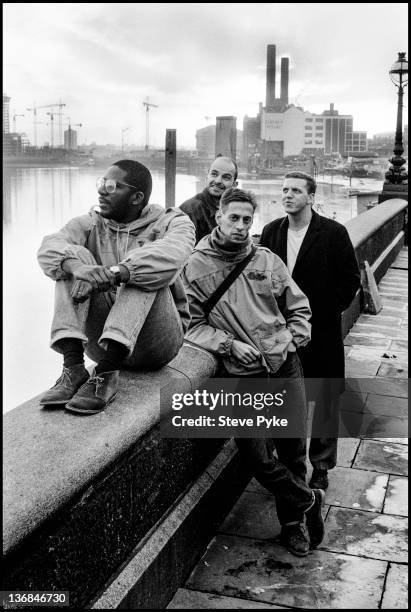 British post-punk group A Certain Ratio, Chelsea, London, 28th October 1986.