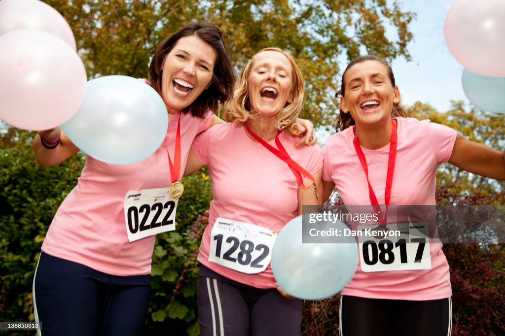 Charity runners