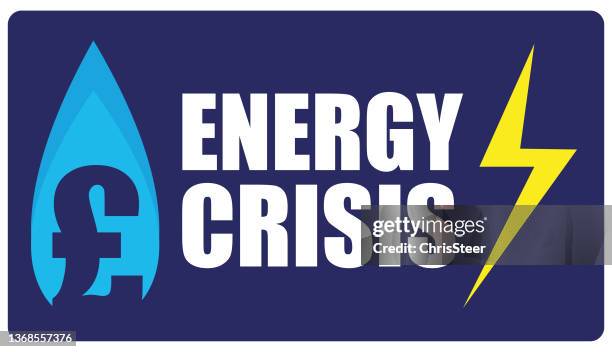 energy crisis - gas meter stock illustrations