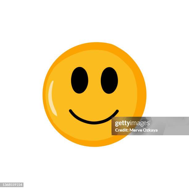 illustrations, cliparts, dessins animés et icônes de emoji happy face dessiné à la main - rire jaune