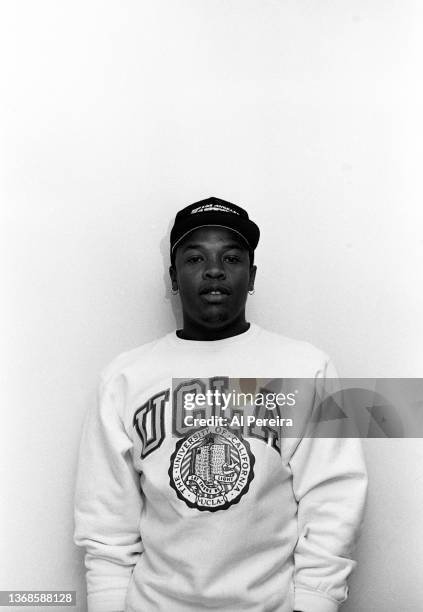 Dr. Dre of the Rap group N.W.A. Appears in a portrait taken on December 8, 1989 in New York City.