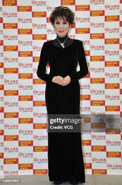 Actress Ruriko Asaoka attends the 23rd Japan Best Jewellery Wearer Awards at Tokyo Big Sight on January 11, 2012 in Tokyo, Japan.