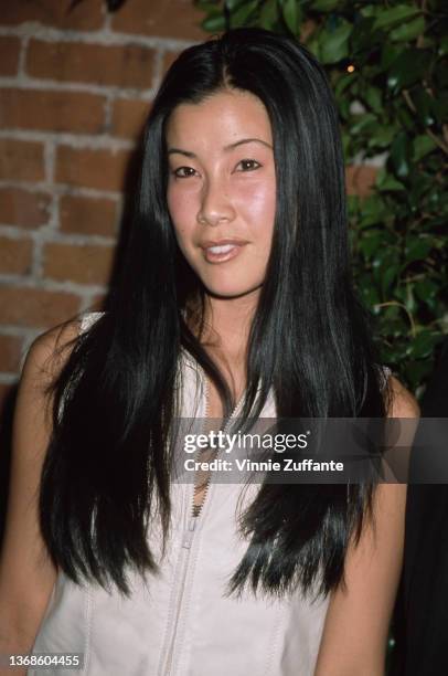 American journalist Lisa Ling attends Gap's 'Back to School Night' charity benefit, held at Orange Studios in Los Angeles, California, 15th September...