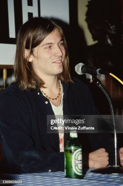 American singer and musician Evan Dando, frontman with The Lemonheads, attends an event organised by 'Mouth 2 Mouth' magazine, held at the Hard Rock...