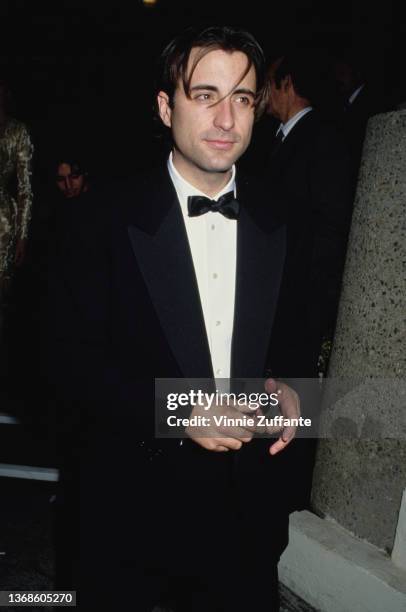 American actor Andy Garcia attends 51st Annual Golden Globe Awards, held at the Beverly Hilton Hotel in Beverly Hills, California, 22nd January 1994.