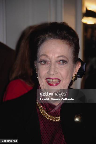 American actress and singer Dorothy Lamour attends 52nd Annual Golden Apple Awards, held at the Beverly Hilton Hotel in Beverly Hills, California,...