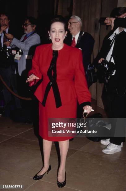 American actress and singer Dorothy Lamour attends 51st Annual Golden Apple Awards, held at the Beverly Hilton Hotel in Beverly Hills, California,...