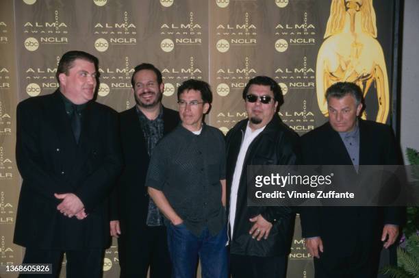 American rock band Los Lobos attend the 5th Annual ALMA Awards, held at the Pasadena Civic Auditorium in Pasadena, California, 15th April 2000.