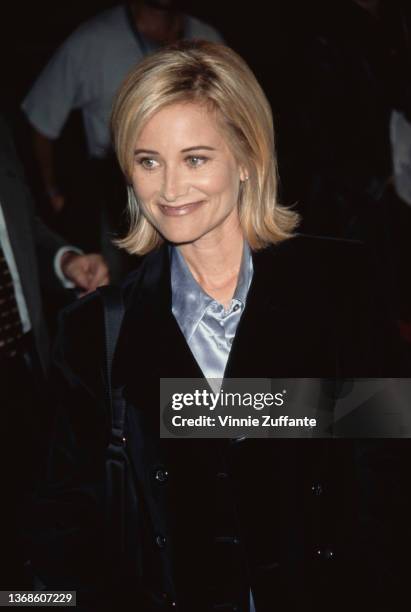 American actress Maureen McCormick attends the Hollywood premiere of 'Star Trek: First Contact,' held at the Mann Chinese Theatre in Los Angeles,...