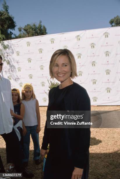 American actress Maureen McCormick attends the 8th Annual Environmental Media Awards, held at the Will Rogers State Park in Pacific Palisades,...