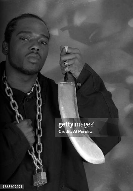 Treach aka Anthony Criss of the Rap group Naughty By Nature appears in a portrait taken on February 10, 1993 in New York City.