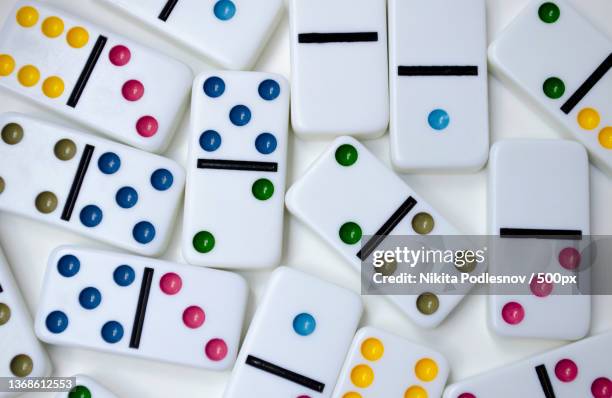 full frame shot of dominoes - dominoes stock pictures, royalty-free photos & images