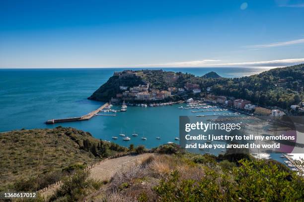 porto ercole, grosseto - tuscany, italy - grosseto province stock pictures, royalty-free photos & images