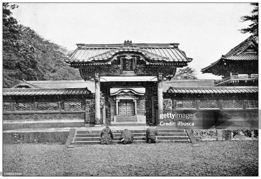 Antique travel photographs of Japan: Where some of the Shoguns are buried