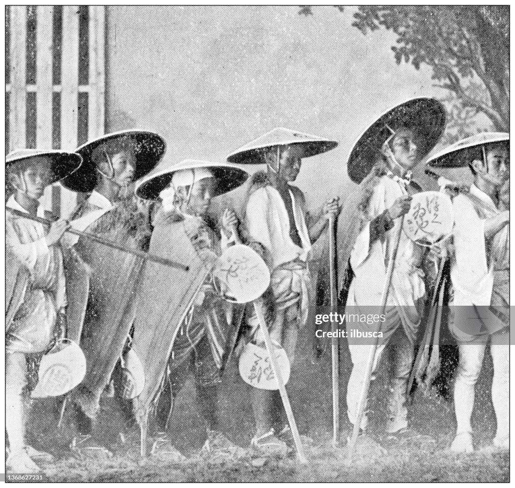 Antique travel photographs of Japan: Pilgrims