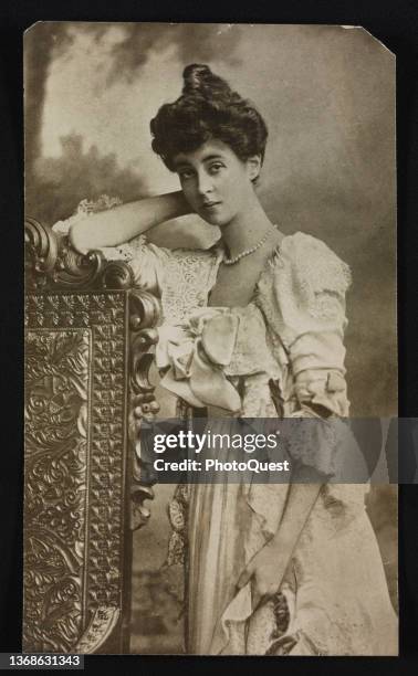 Portrait of American socialite Consuelo Vanderbilt , New York, New York, circa 1900.