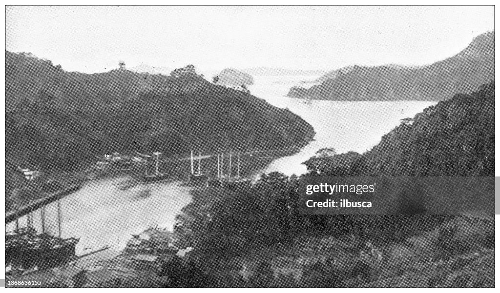 Antique travel photographs of China and Hong Kong