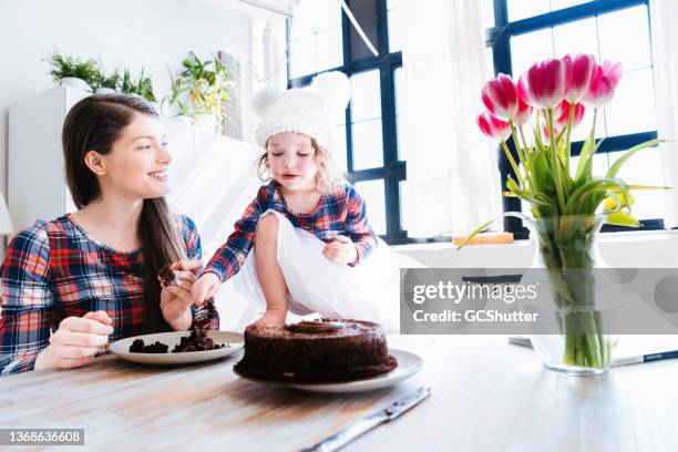 birthday celebration at home - child support stock pictures, royalty-free photos & images