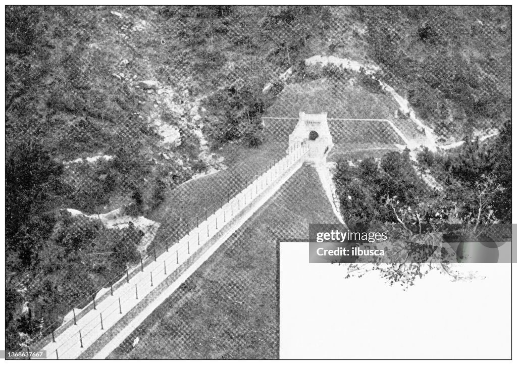 Antique travel photographs of China and Hong Kong: Aqueduct, Hong Kong