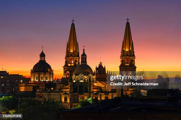 catedral de guadalajara - jalisco stock pictures, royalty-free photos & images