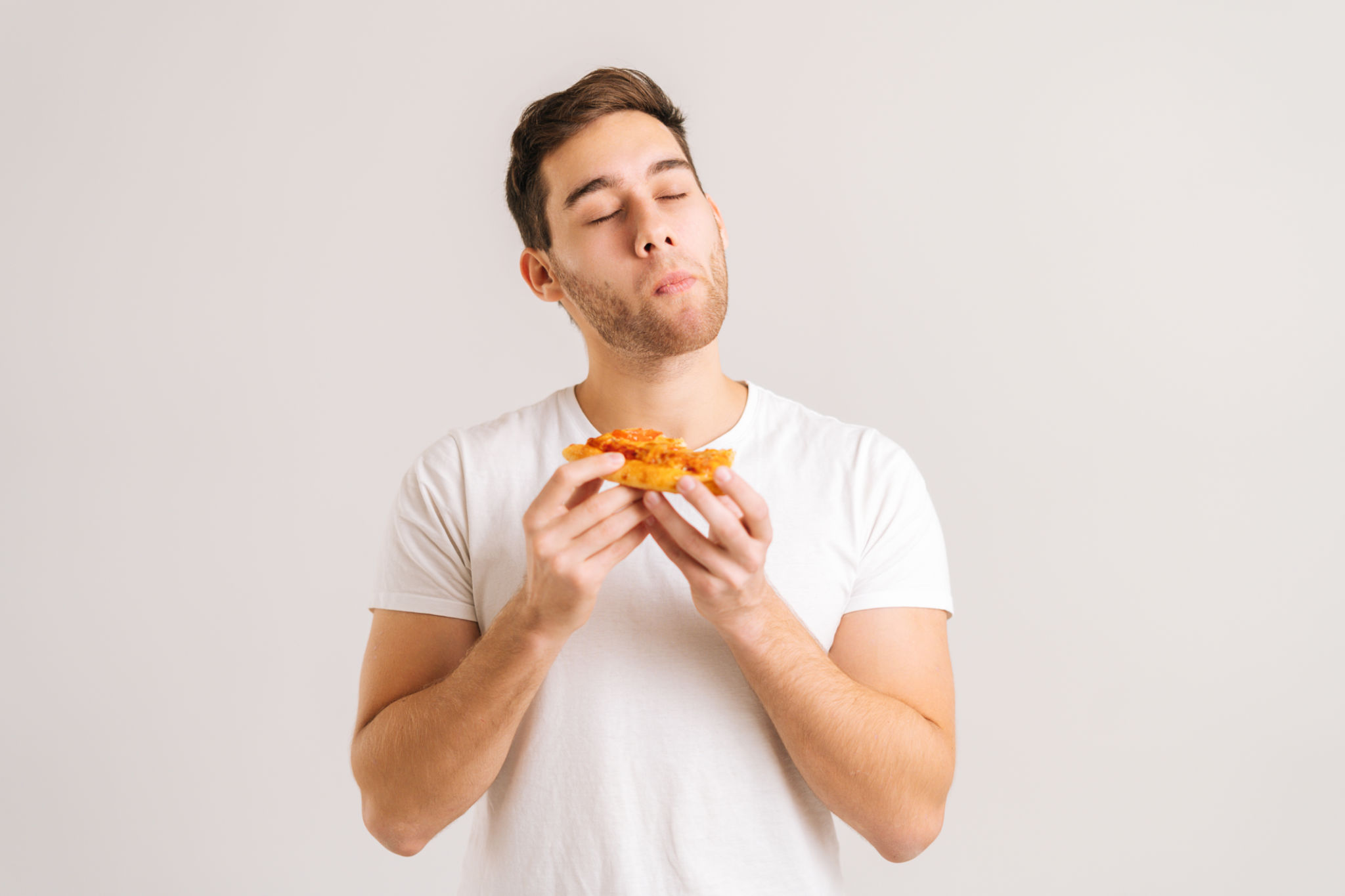 pizza enjoyment