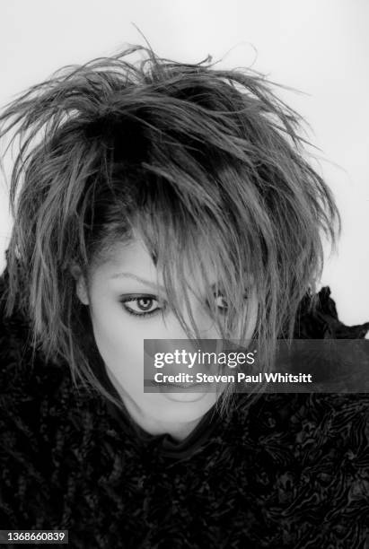 Singer/songwriter/actress Janet Jackson is photographed on the set of the 'Scream' music video in May 1995 in Los Angeles, California.